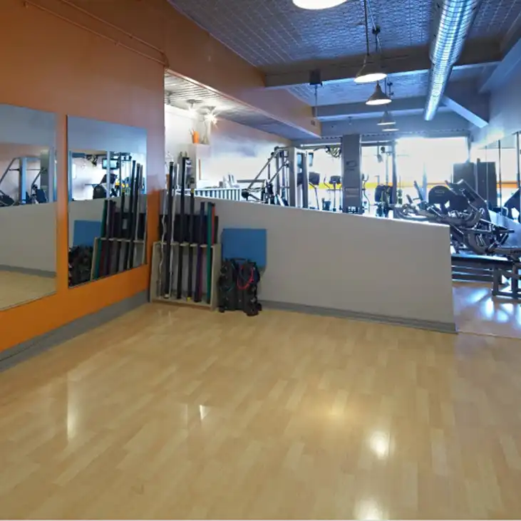 Body One Fitness Warmup Area